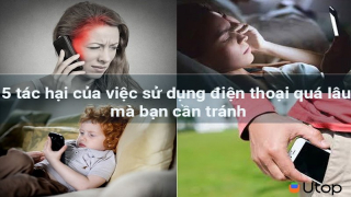 5 tác hại của việc sử dụng điện thoại quá lâu mà bạn cần tránh