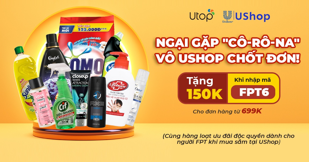 UShop Tung Ưu Đãi 61% - Hỗ Trợ Người FPT Mua Sắm Online An Toàn
