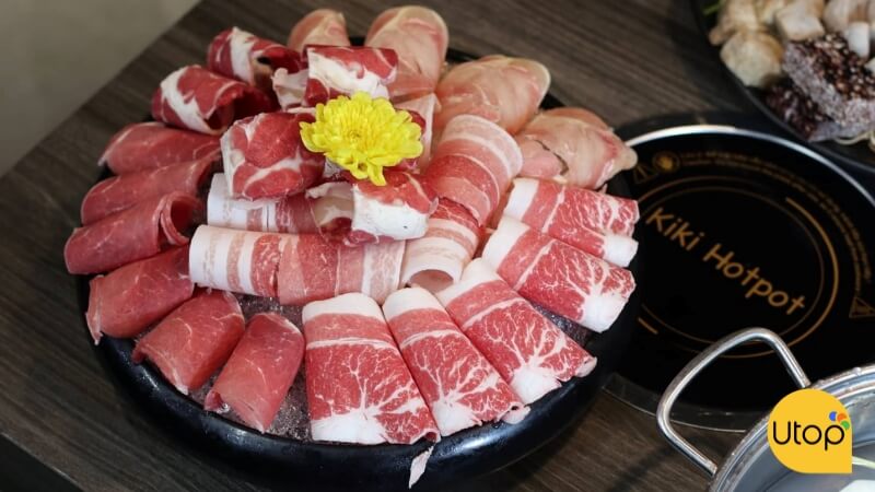 Ăn lẩu một mình tại Kiki Hotpot nhưng vẫn phải thật nhiều bò “xịn” | Voucher Hotpot Utop HCM