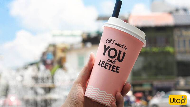 Săn voucher trà sữa khuyến mãi của Leetee Tea&Juice trên Utop