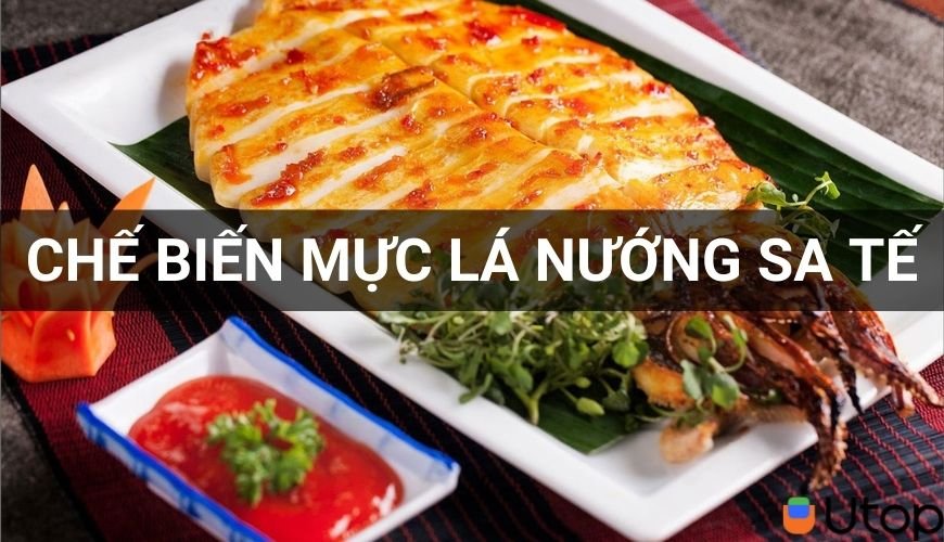 Cách chế biến món mực lá nướng sa tế bằng nồi chiên không dầu