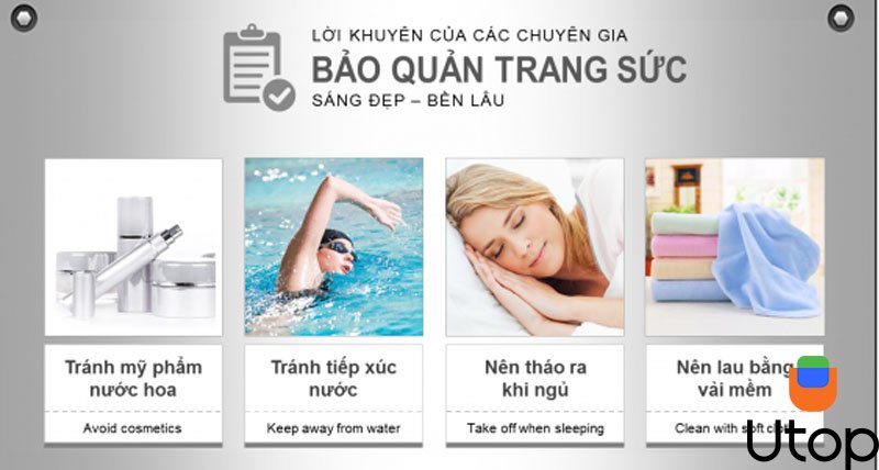 Bảo quản trang sức bạn như mới