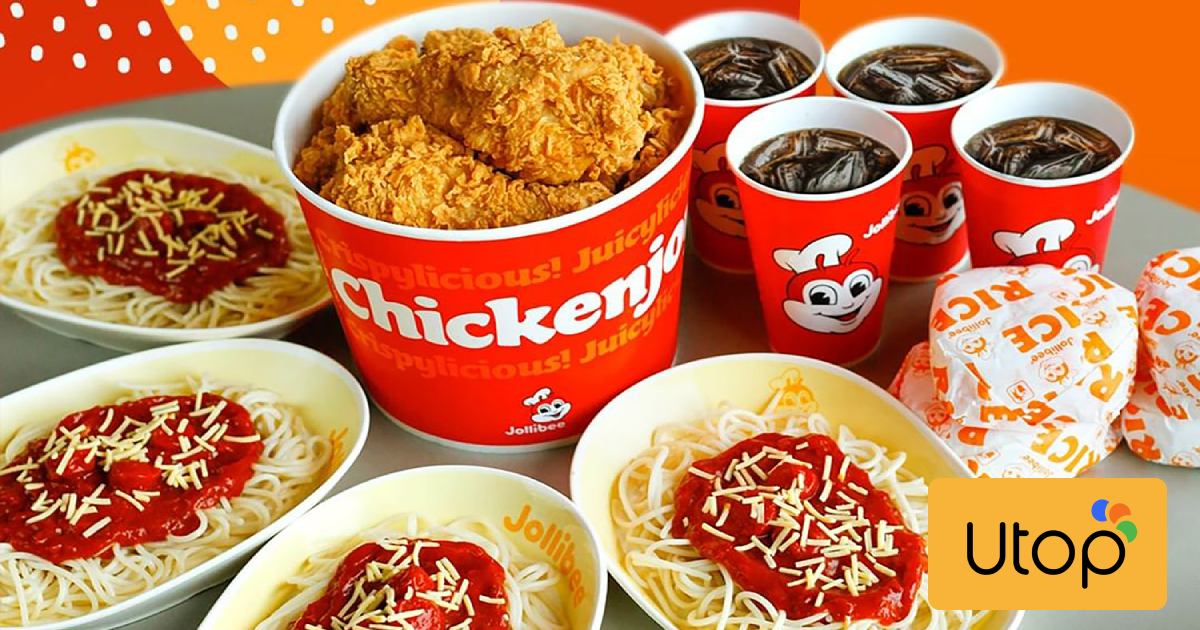 Truy cập Blog Utop để săn mã khuyến mã gà rán, mỳ Ý tại Jollibee