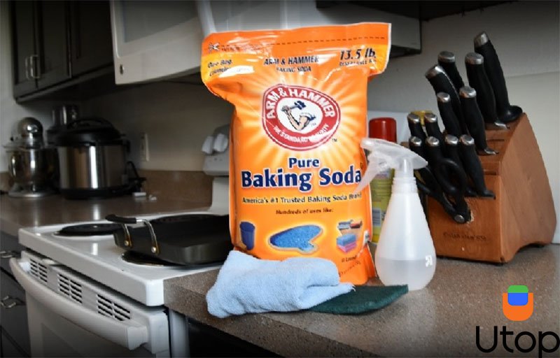 4.Cách khử mùi trong tủ lạnh bằng bột baking soda