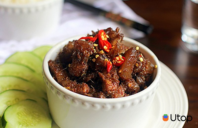 Thịt kho mắm ruốc