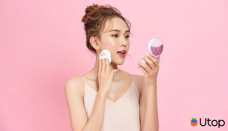 Thử lớp cushion dưới ánh sáng