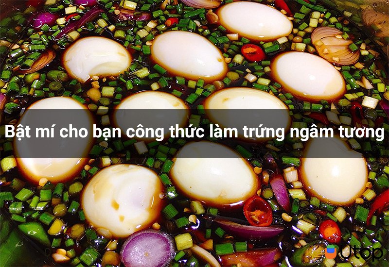 Công thức làm trứng ngâm tương đổi vị cho bữa cơm gia đình