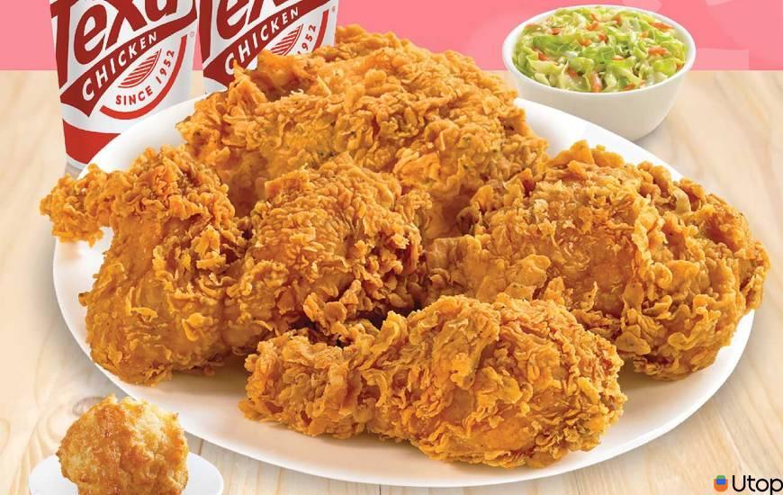 Công thức cắt gà đặc trưng chỉ có tại Texas Chicken