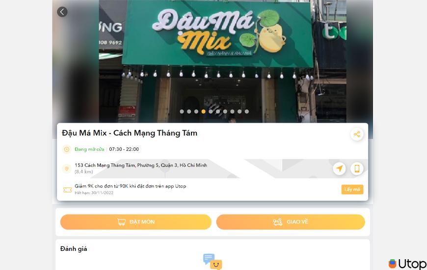 Combo Đậu Má Mix tươi mới cho cả nhà thưởng thức giải khát cơn thèm đặt ngay trên app Utop