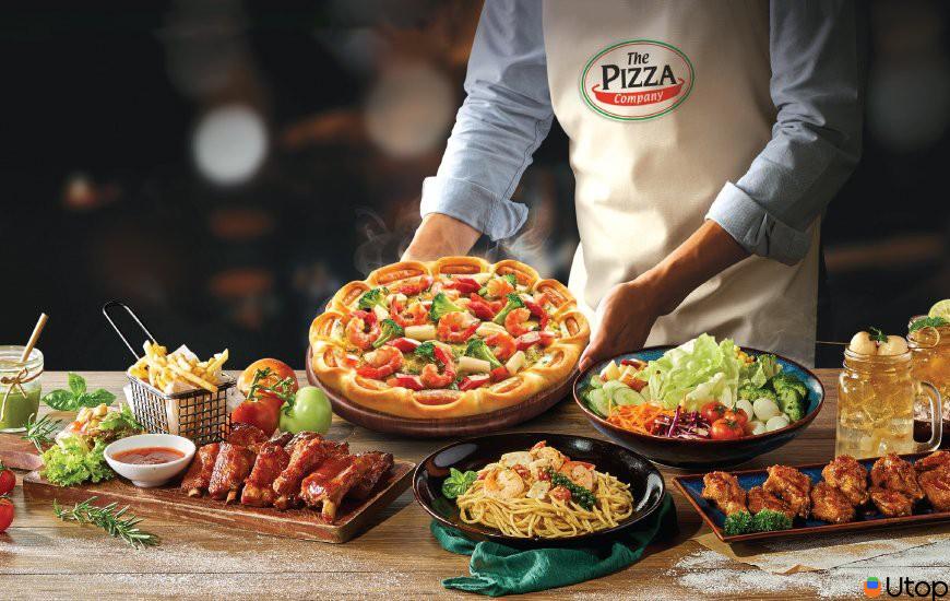 Không gian quán và phong cách phục vụ tại chuỗi cửa hàng Pizza Company