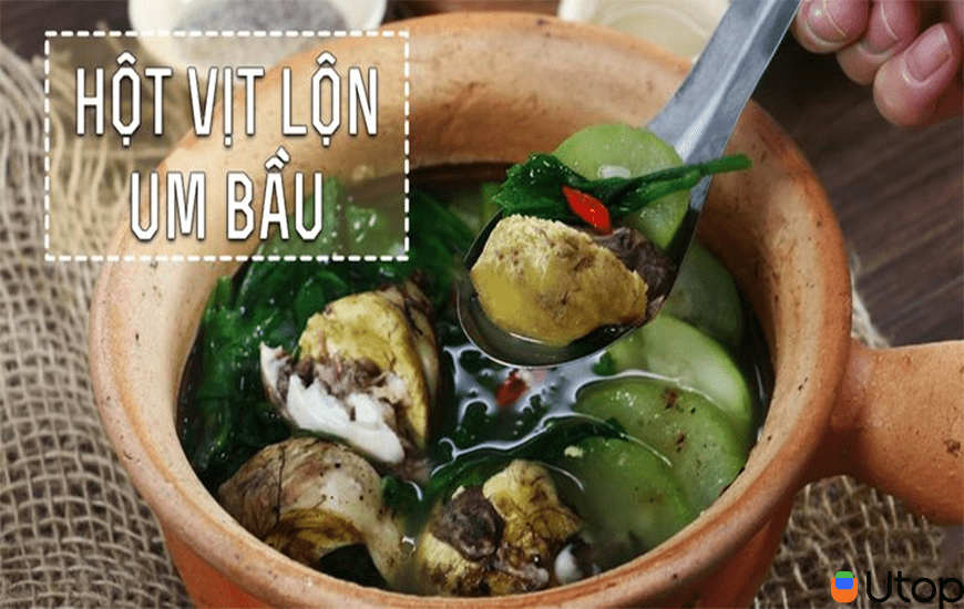 Vịt lộn hầm bầu