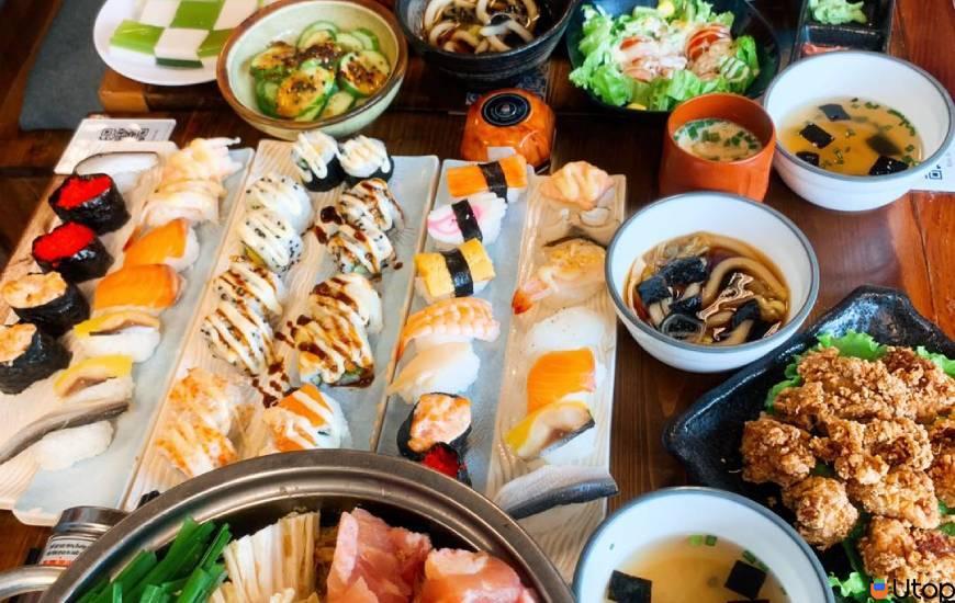 Voucher siêu ưu đãi sushi Kunimoto tại Utop