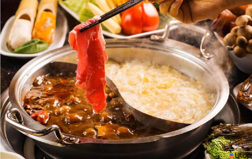 Ẩm thực Đài Loan trọn vẹn trên đường Buffet lẩu băng chuyền