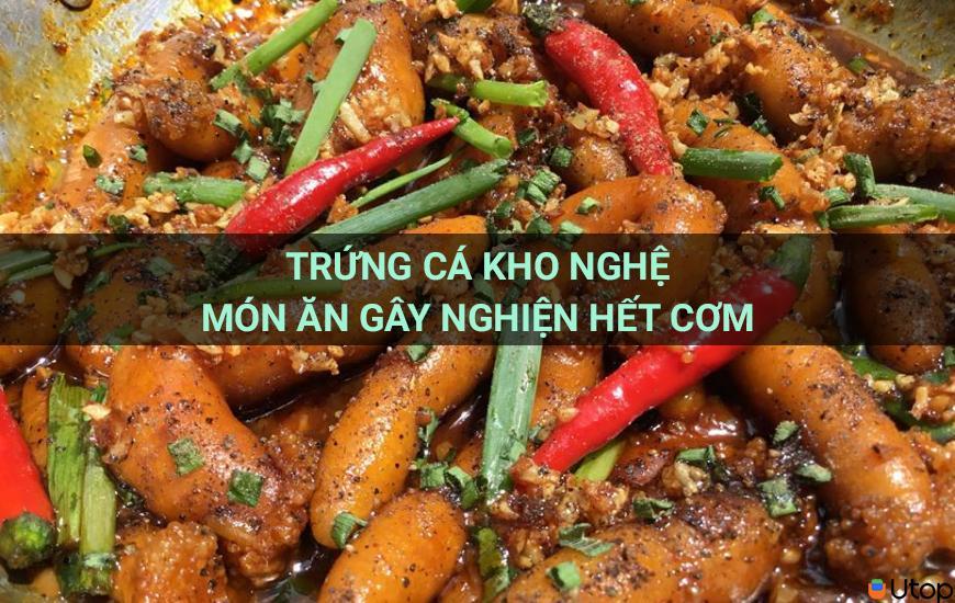 Trứng cá kho nghệ - Món ăn gây nghiện hết cơm