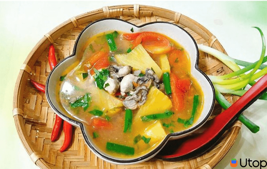 7. Canh chua hàu