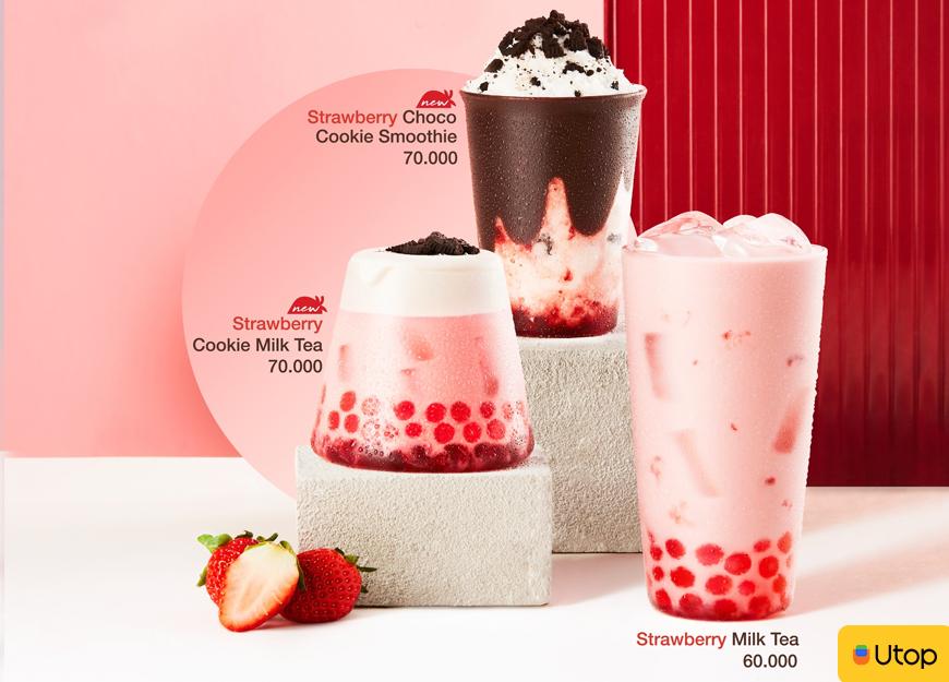 Menu đa dạng với nhiều món làm nên tên tuổi Gong Cha