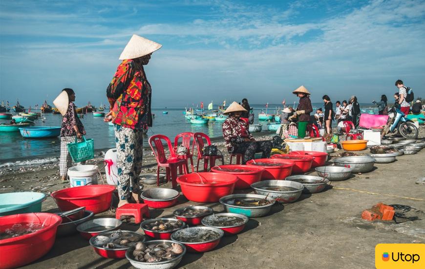 Ăn bánh xèo hải sản tại Nhơn Hải đậm chất dân giã