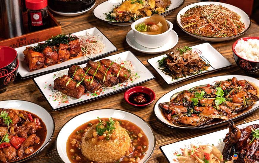 Menu hấp dẫn tại nhà hàng San fu lou