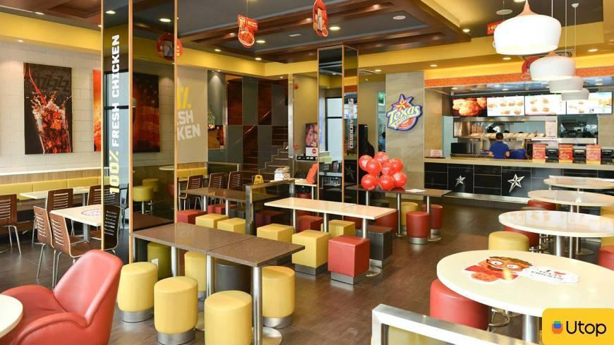 Hệ thống chuỗi cửa hàng lớn tại Texas Chicken