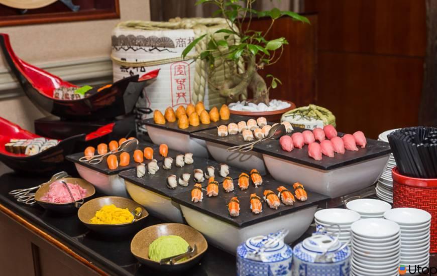 Buffet 5 sao tại Sheraton với món Á hảo hạng