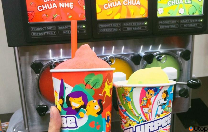 5. Quầy nước uống siêu bắt mắt tại 7 Eleven