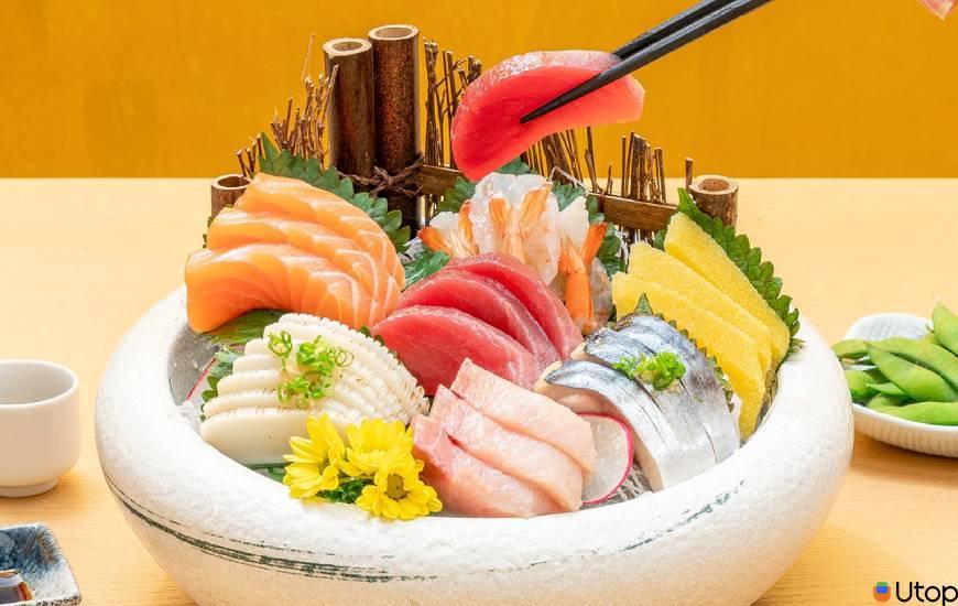 Những phần sushi và sashimi độc đáo