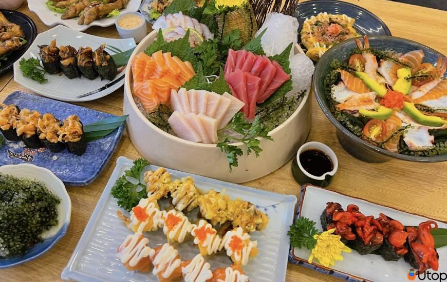 Khám phá các loại sashimi và sushi thượng hạng tại Kunimoto