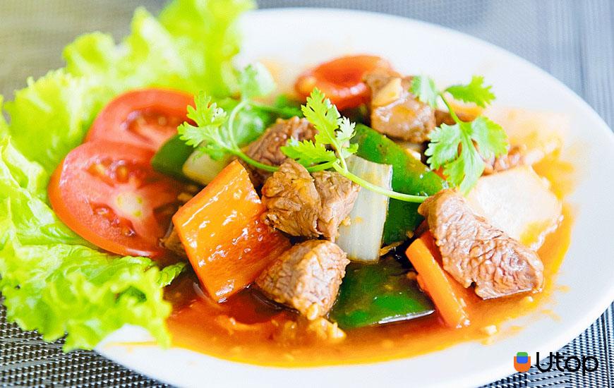 Trang trí và thưởng thức Bò lúc lắc