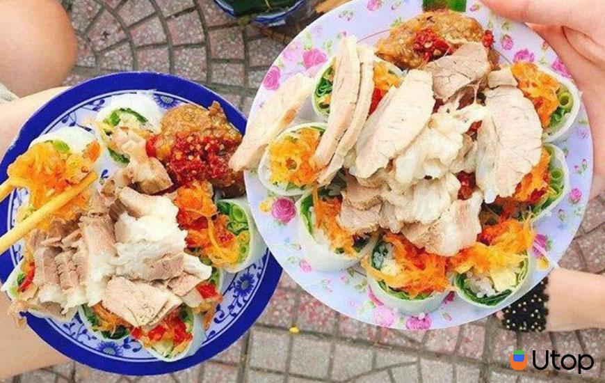 Những quán bánh ướt cuốn tôm chua nổi tiếng ở Huế