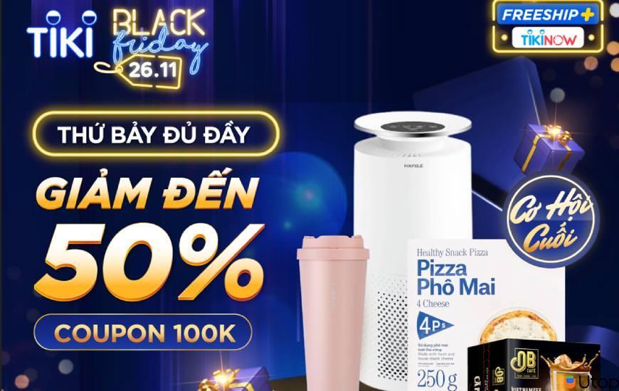 Giảm giá ngày Black Friday tại Tiki