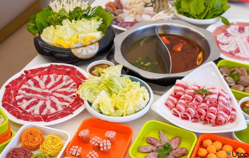 Cảm nhận khi ăn Buffet Lẩu băng chuyền Yuhua