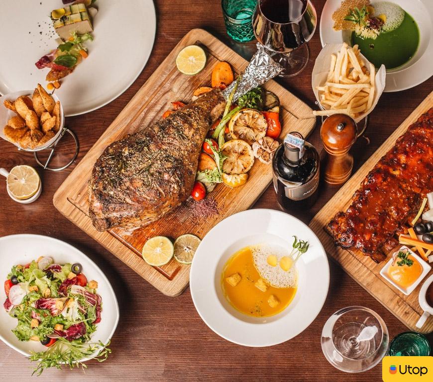 Mua voucher Grille6 Steakhouse trên Utop ngập tràn ưu đãi