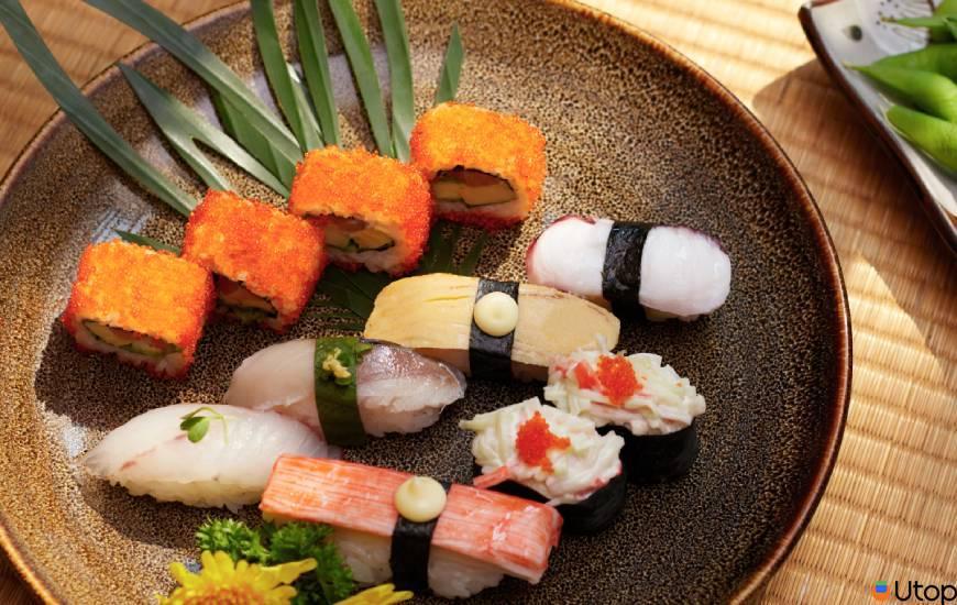 Những phần sushi và sashimi độc đáo