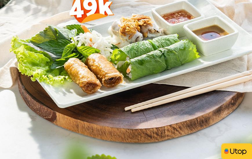 Khám phá món ăn ngon tại Wrap & Roll với hơn 40 món cuốn Việt