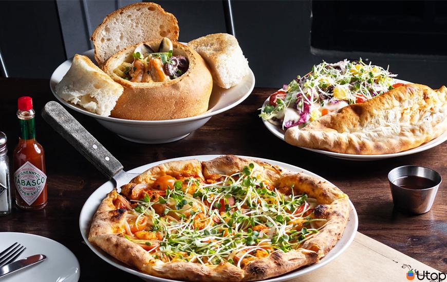 Sự kết hợp độc đáo giữa bánh mì và Pizza