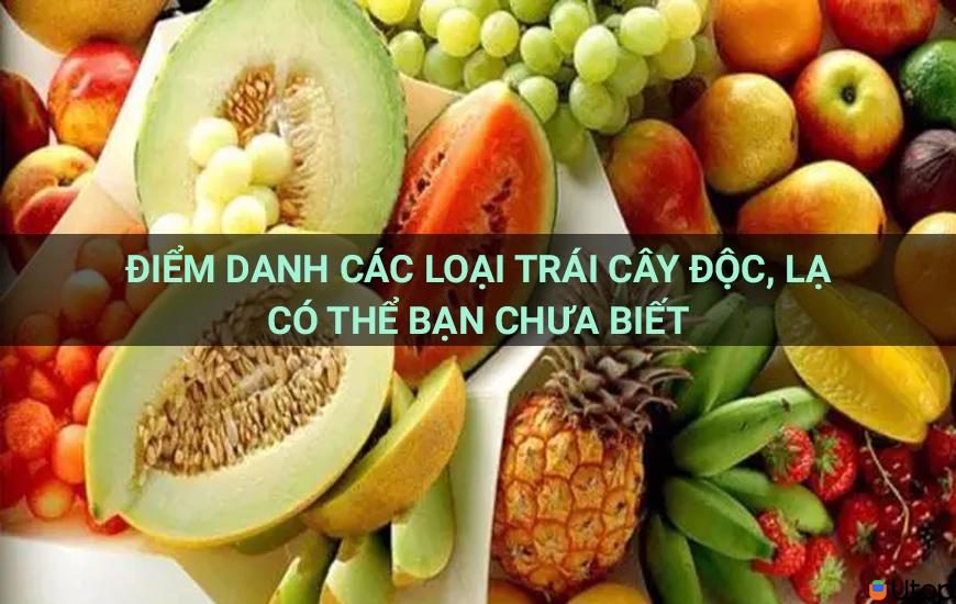 Điểm danh các loại trái cây độc, lạ có thể bạn chưa biết