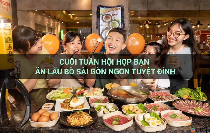 Cuối tuần hội họp bạn ăn Lẩu Bò Sài Gòn ngon tuyệt đỉnh 