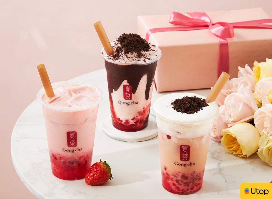 Mua voucher Utop giá ưu đãi uống Gong Cha giá rẻ