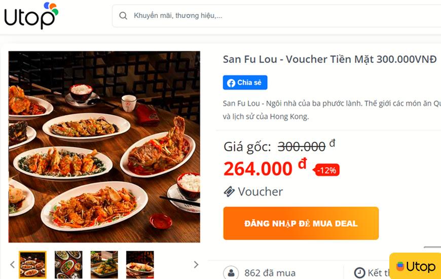 Tham khảo menu nổi bật với nhiều món độc lạ tại San Fu Lou