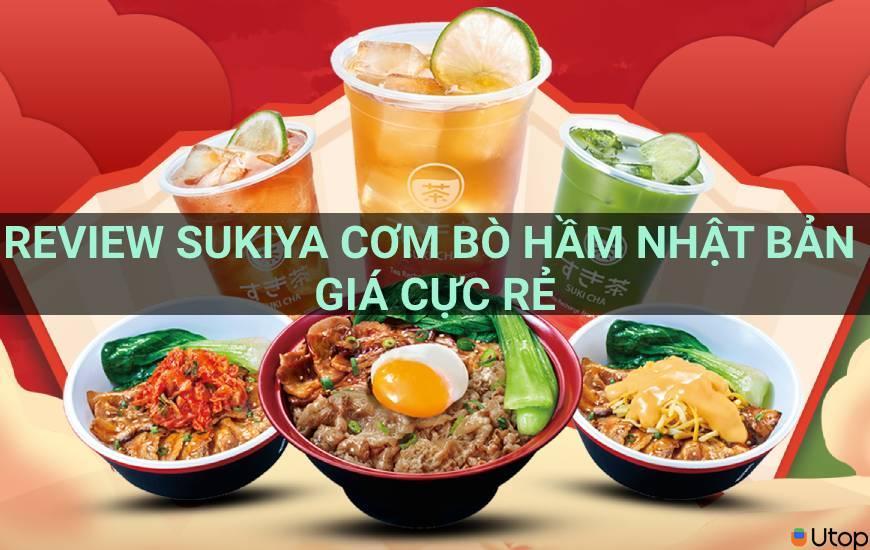 Review Sukiya cơm bò hầm Nhật Bản giá cực rẻ