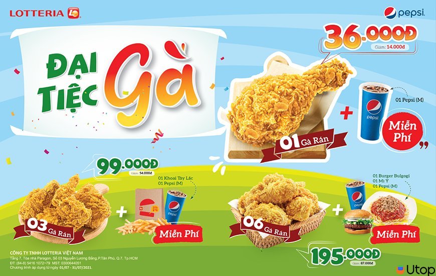 “Thương hiệu quốc dân” Lotteria phục vụ mọi tầng lớp