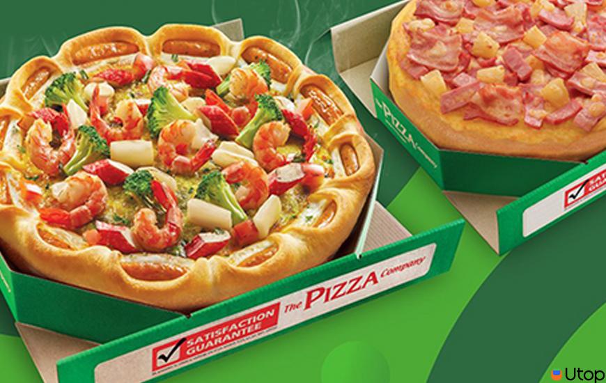 Khi đặt Pizza Company trên app Utop có ưu đãi gì?