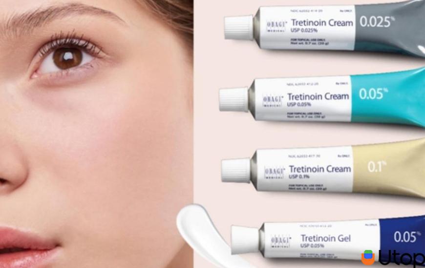 Dùng tretinoin chung với các hoạt tính trị mụn khác