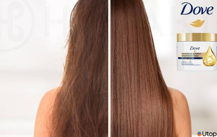 Dầu ủ tóc phục hồi DOVE Keratin