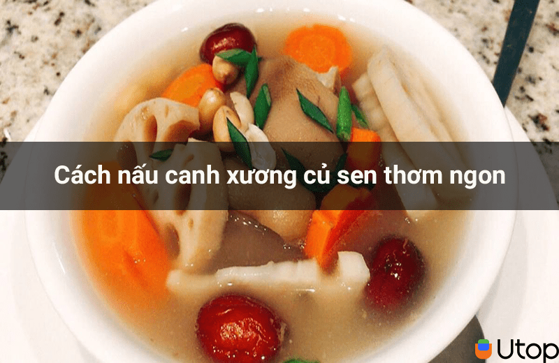 Cách nấu canh xương củ sen thơm ngon thanh mát