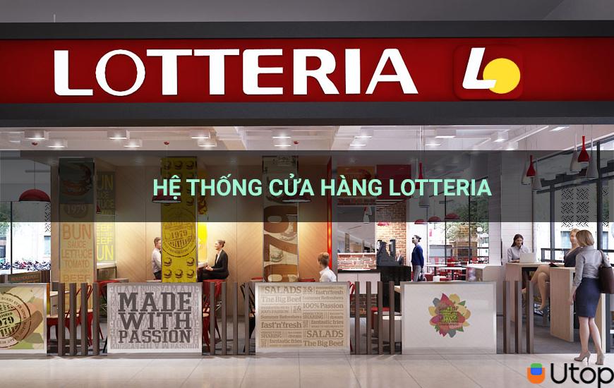 Thi công bảng hiệu cửa hàng thức ăn nhanh Lotteria
