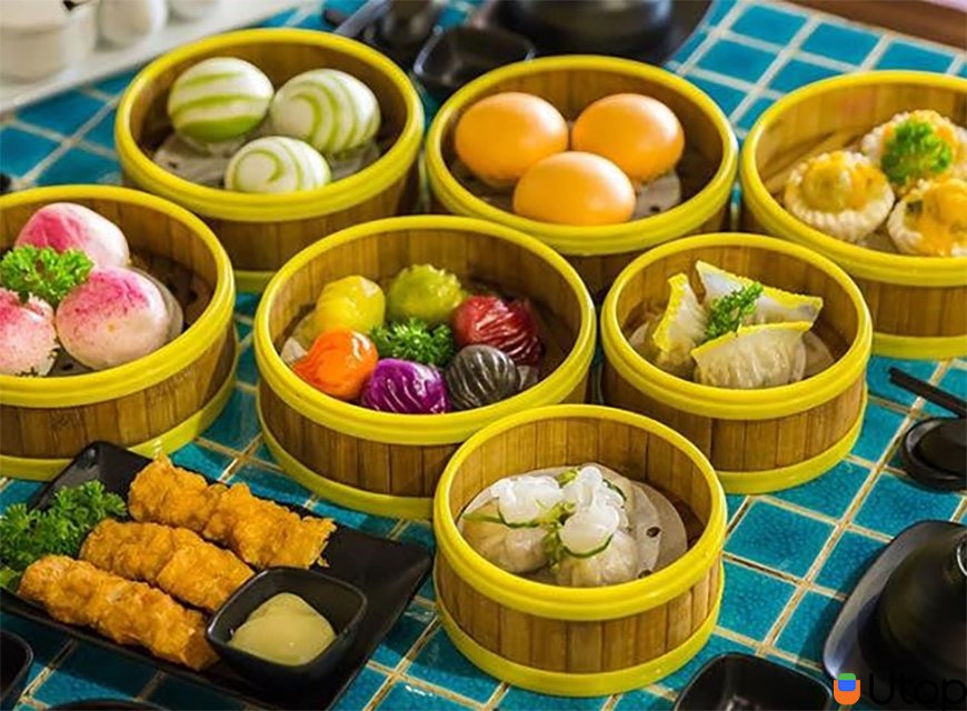 Các loại bánh bao mềm mịn tại Khang Dimsum Bar