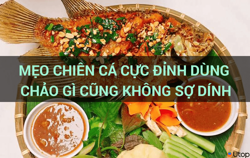 Mẹo chiên cá cực đỉnh dùng chảo gì cũng không sợ dính 