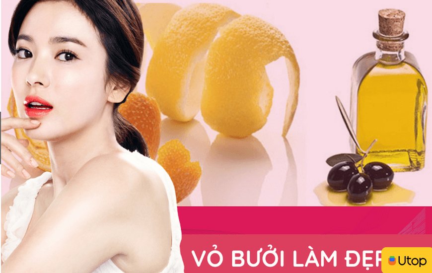 Vỏ bưởi làm đẹp da