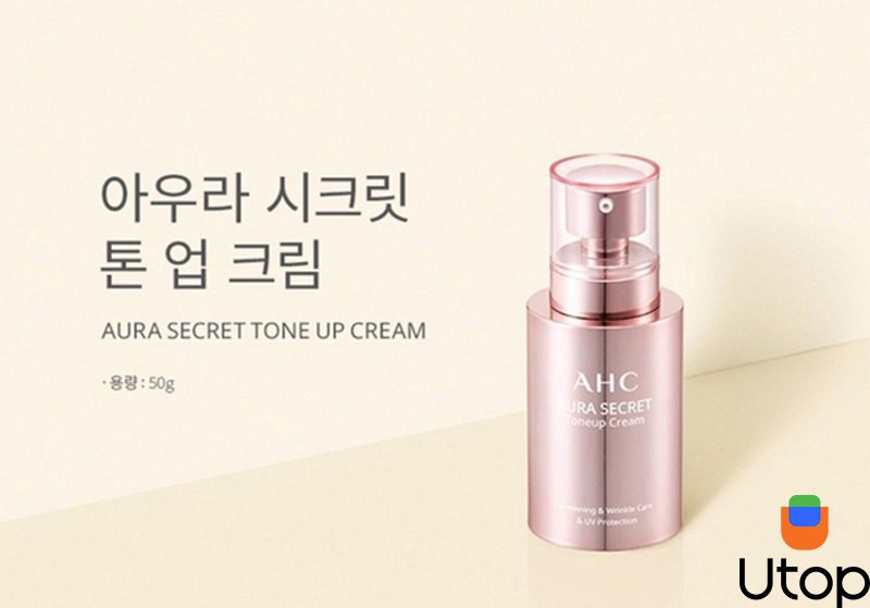 Kem dưỡng da chống nắng AHC Aura Secret Tone Up